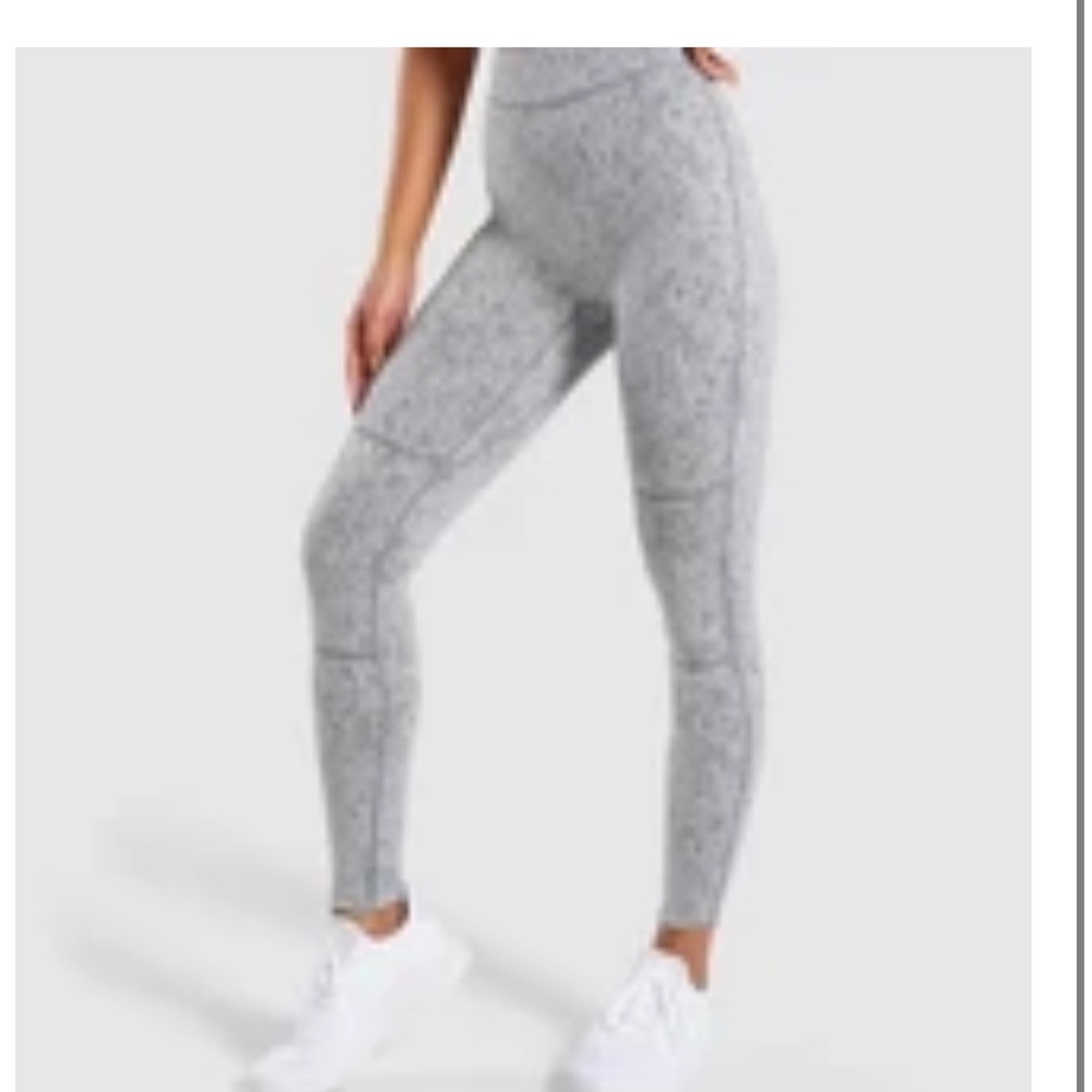 Grey Gym Shark Leggings